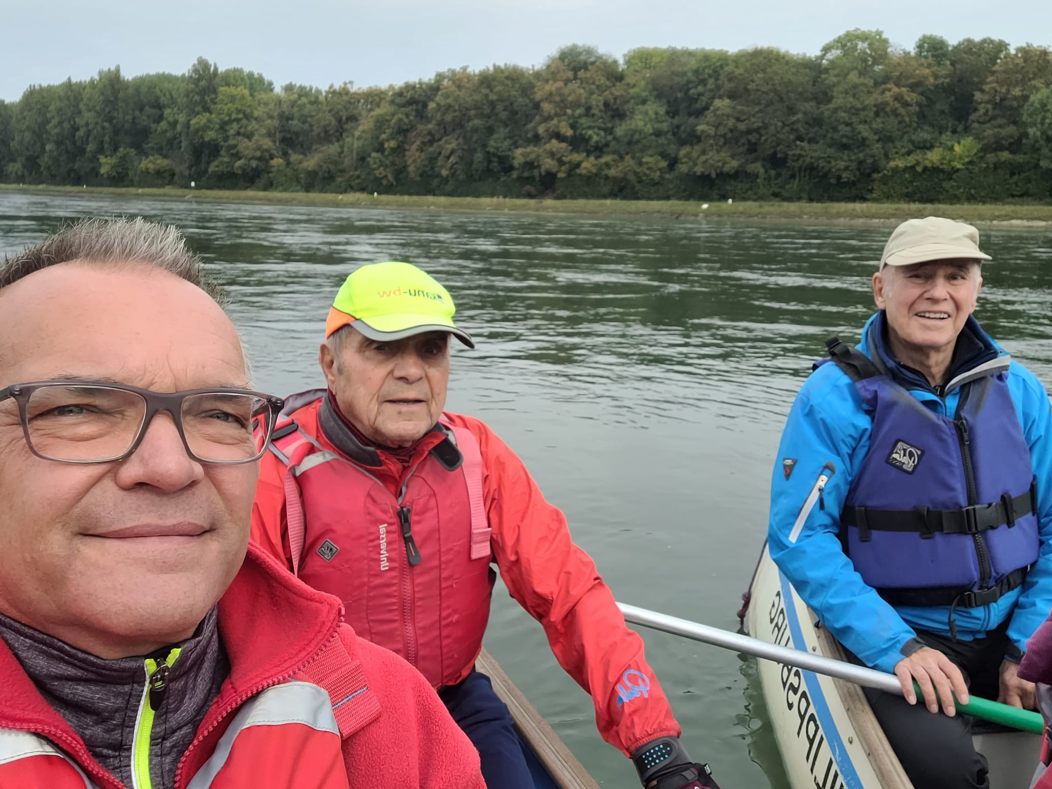 Abpaddeln mit guter Laune.